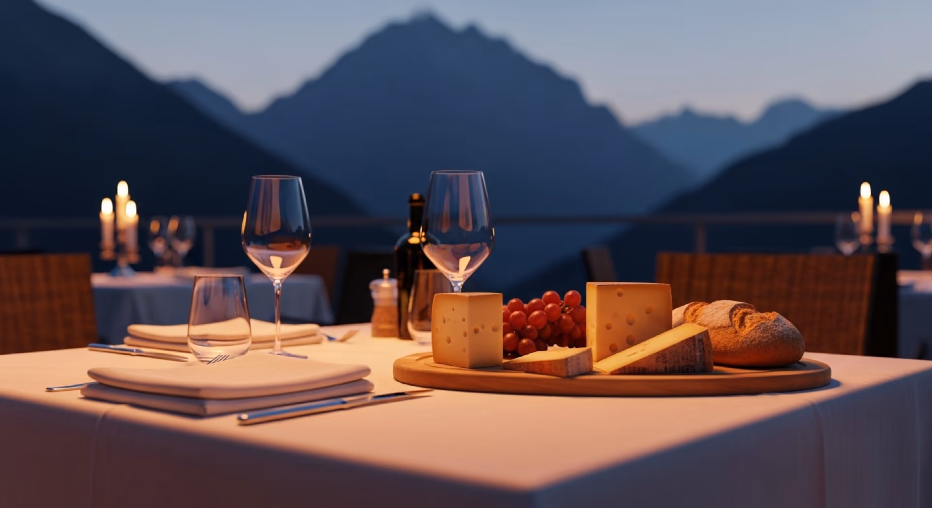 Swiss restaurant with warm ambiance